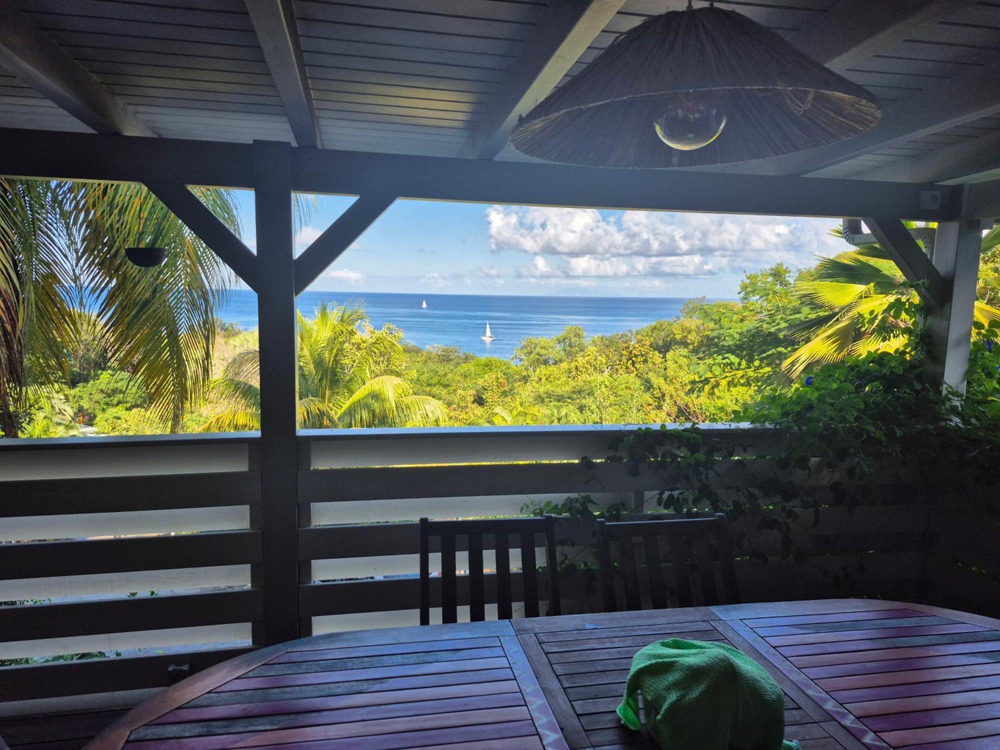 Villa Cannelle, Piscine, Vue Mer Deshaies Exterior foto