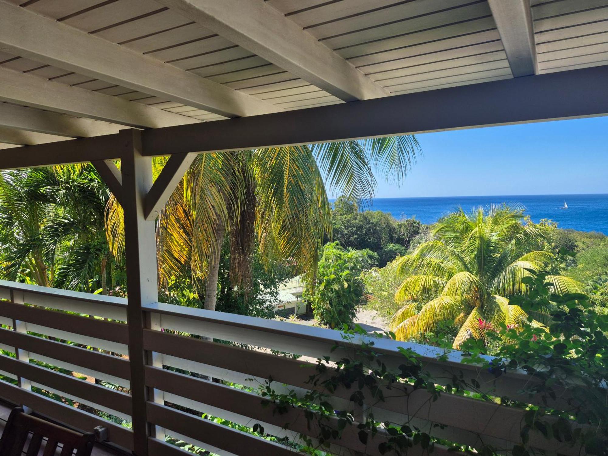Villa Cannelle, Piscine, Vue Mer Deshaies Exterior foto