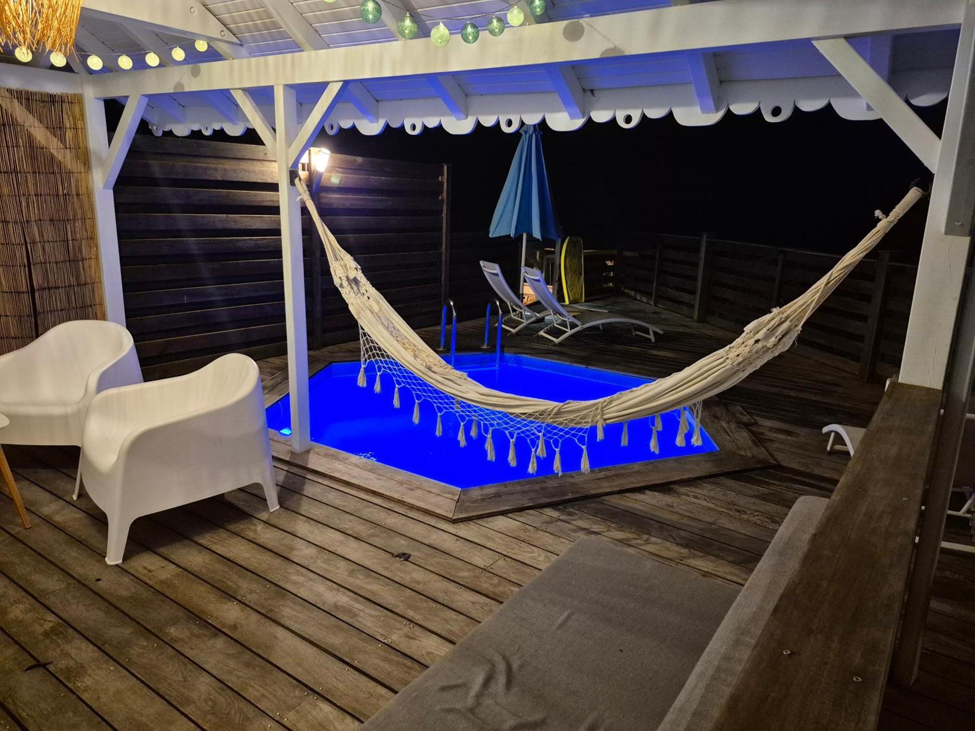 Villa Cannelle, Piscine, Vue Mer Deshaies Exterior foto