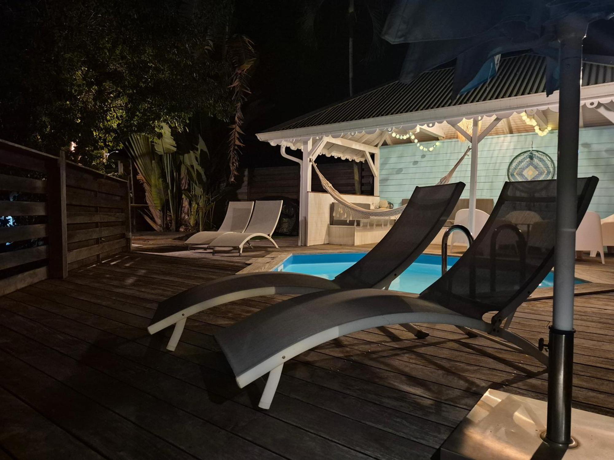 Villa Cannelle, Piscine, Vue Mer Deshaies Exterior foto