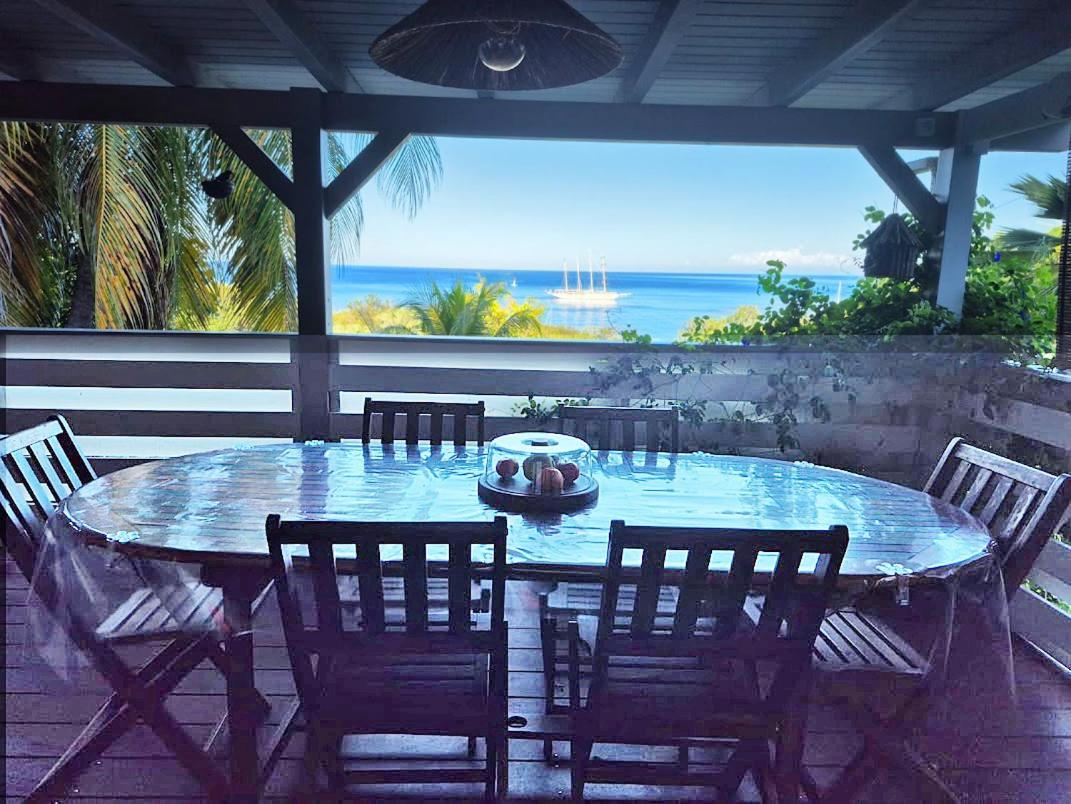 Villa Cannelle, Piscine, Vue Mer Deshaies Exterior foto